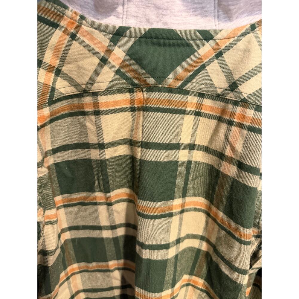 NWT Carhartt Boys' Hooded Flannel Button-Front Long Sleeve Shirt - Picture 8 of 8